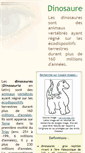 Mobile Screenshot of dinosaure.wikibis.com