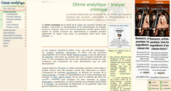 Desktop Screenshot of chimie-analytique.wikibis.com