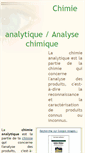 Mobile Screenshot of chimie-analytique.wikibis.com