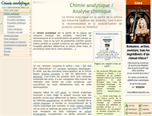 Tablet Screenshot of chimie-analytique.wikibis.com