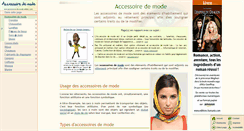 Desktop Screenshot of accessoire-de-mode.wikibis.com