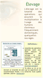 Mobile Screenshot of elevage.wikibis.com
