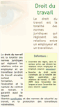 Mobile Screenshot of droit-du-travail.wikibis.com