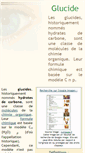 Mobile Screenshot of glucide.wikibis.com