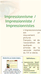 Mobile Screenshot of impressionisme.wikibis.com