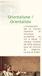 Mobile Screenshot of orientalisme.wikibis.com