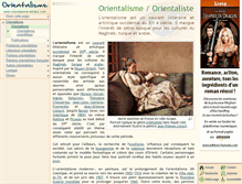 Tablet Screenshot of orientalisme.wikibis.com