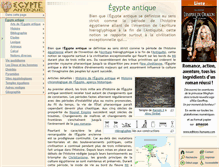 Tablet Screenshot of egypte-antique.wikibis.com